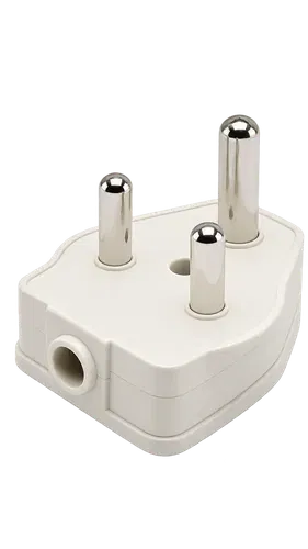 Illustrative Indian three-pin plug